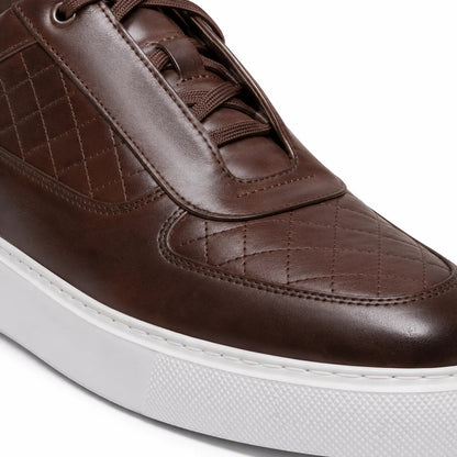 Sneaker Cuir Véritable Matelassé | VELCUIR
