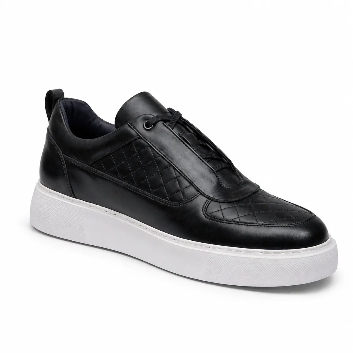 Sneaker Cuir Véritable Matelassé | VELCUIR