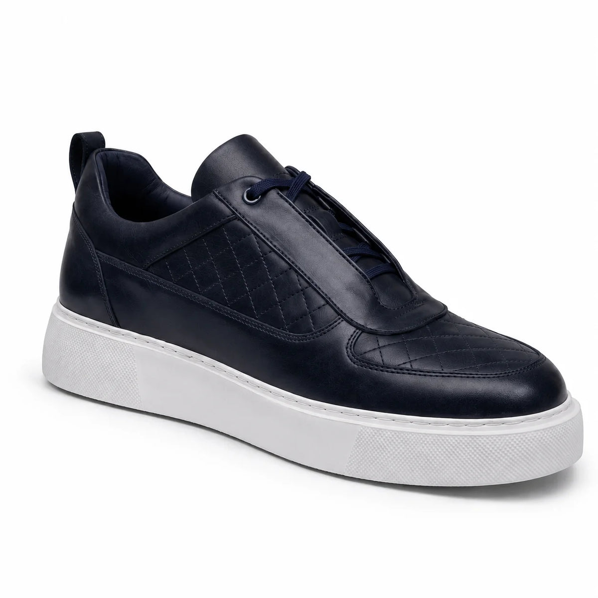 Sneaker Cuir Véritable Matelassé | VELCUIR