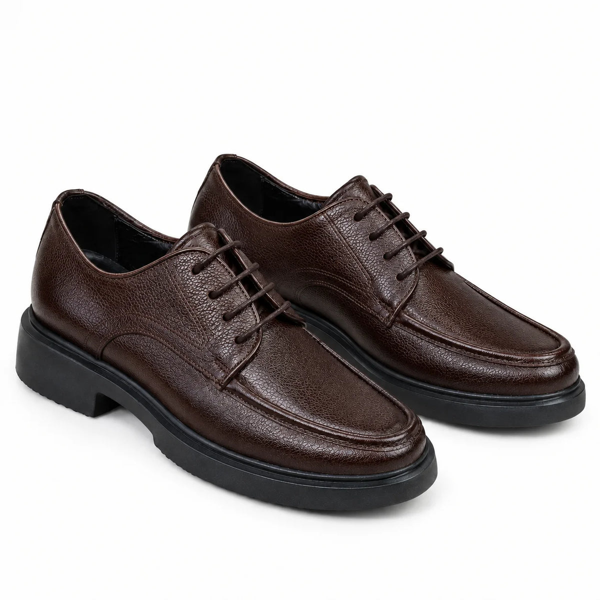 VELCUIR | Derby de Luxe Confortable 100% Cuir Véritable