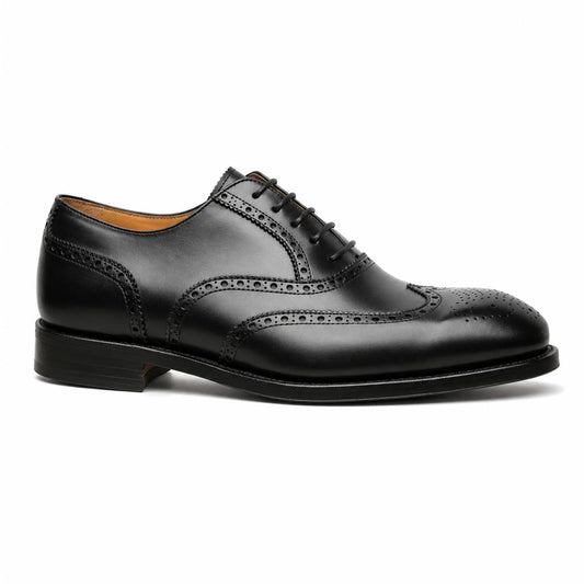 Le Diplomate | Richelieu Wingtip Brogue en Cuir Véritable