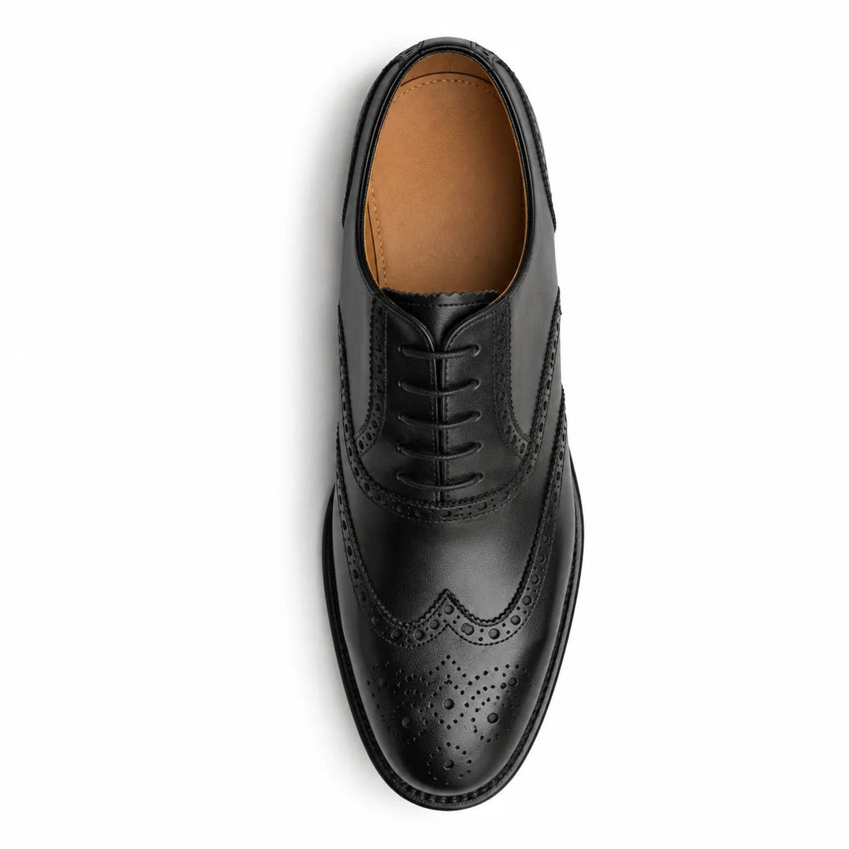 Le Diplomate | Richelieu Wingtip Brogue en Cuir Véritable